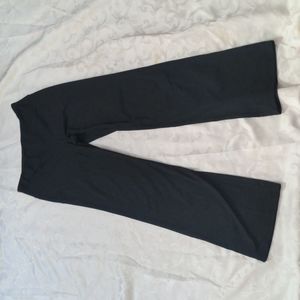 Black flared leggings wide leg yoga pants